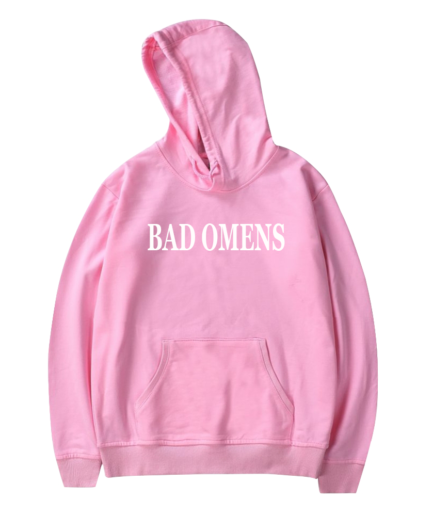 Bad Omens Death Pink Hoodie