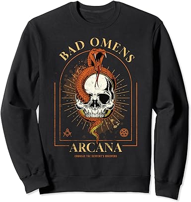 Black Bad Omens Sweatshirt