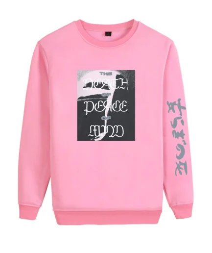 Bad Omens Death Of Peace Of Mind Pink Sweatshirt