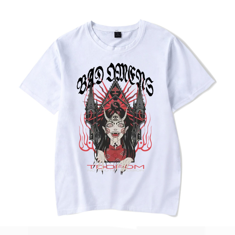 Bad Omens Bad Decisions White Tee