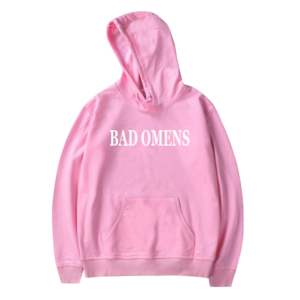 Bad Omens Death Pink Hoodie