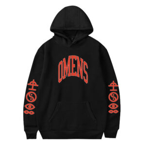 Omens Varsity Hoodie – Black