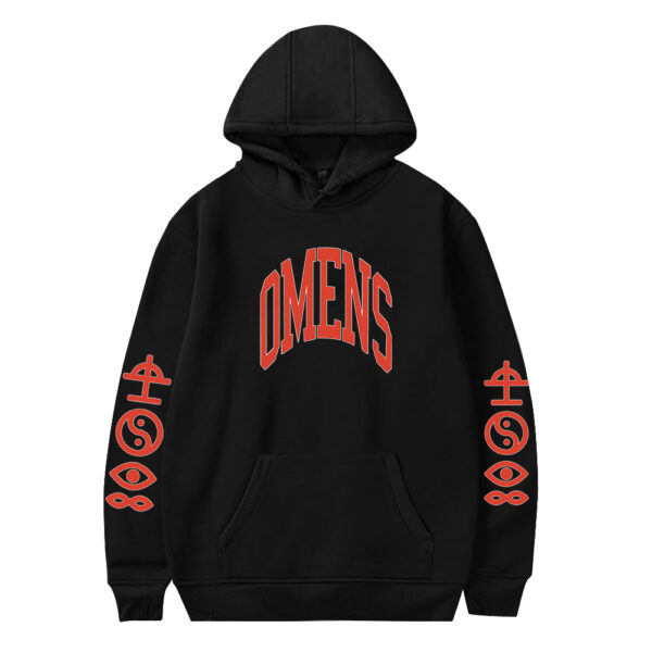 Omens Varsity Hoodie – Black